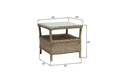Loungesett 5 deler m/regulering beige - Sunlife